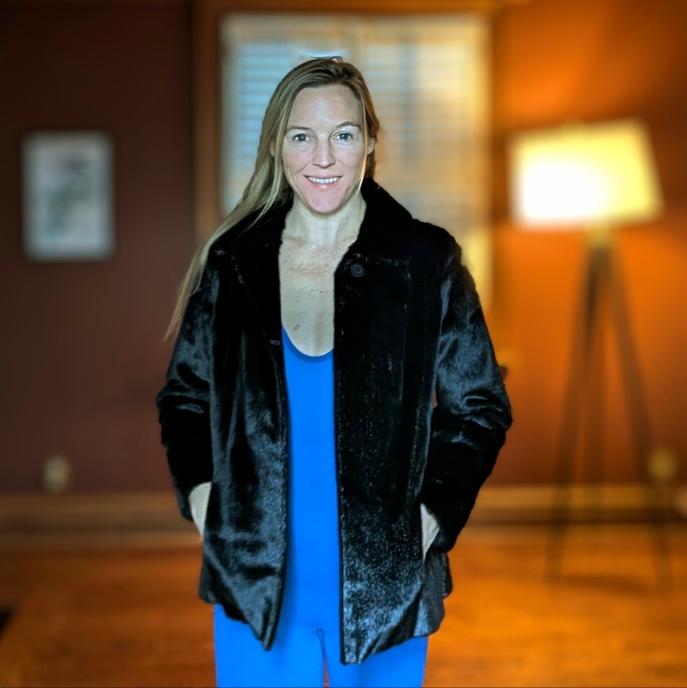 Turansky Furs - Black Fur Jacket - Picture 9 of 10